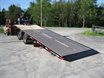 Sliding axle trailers