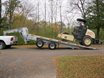 Slide axle trailer 